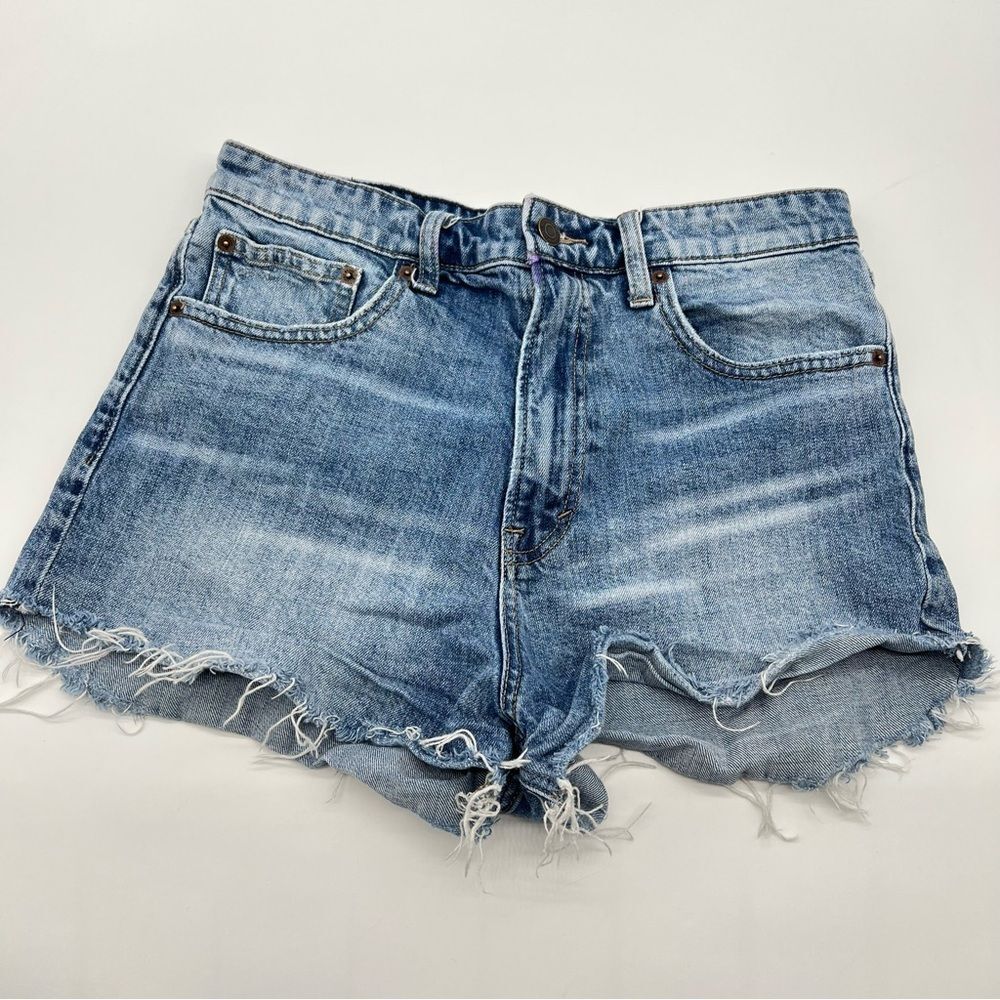 Lucky Brand Lucky Pins Shorts Light Blue Distressed Jean Shorts Size 10/30”